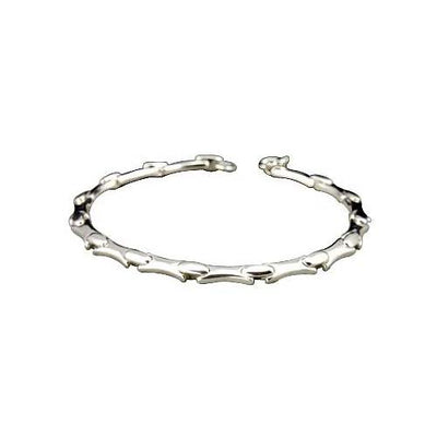 Wonderful 'H' Link Silver Bracelet - SilverAndGold.com Silver And Gold