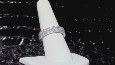 Diamond Simulant Eternity Ring