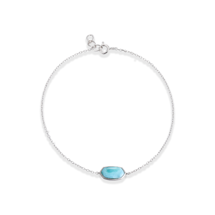 Larimar Silver Bracelet