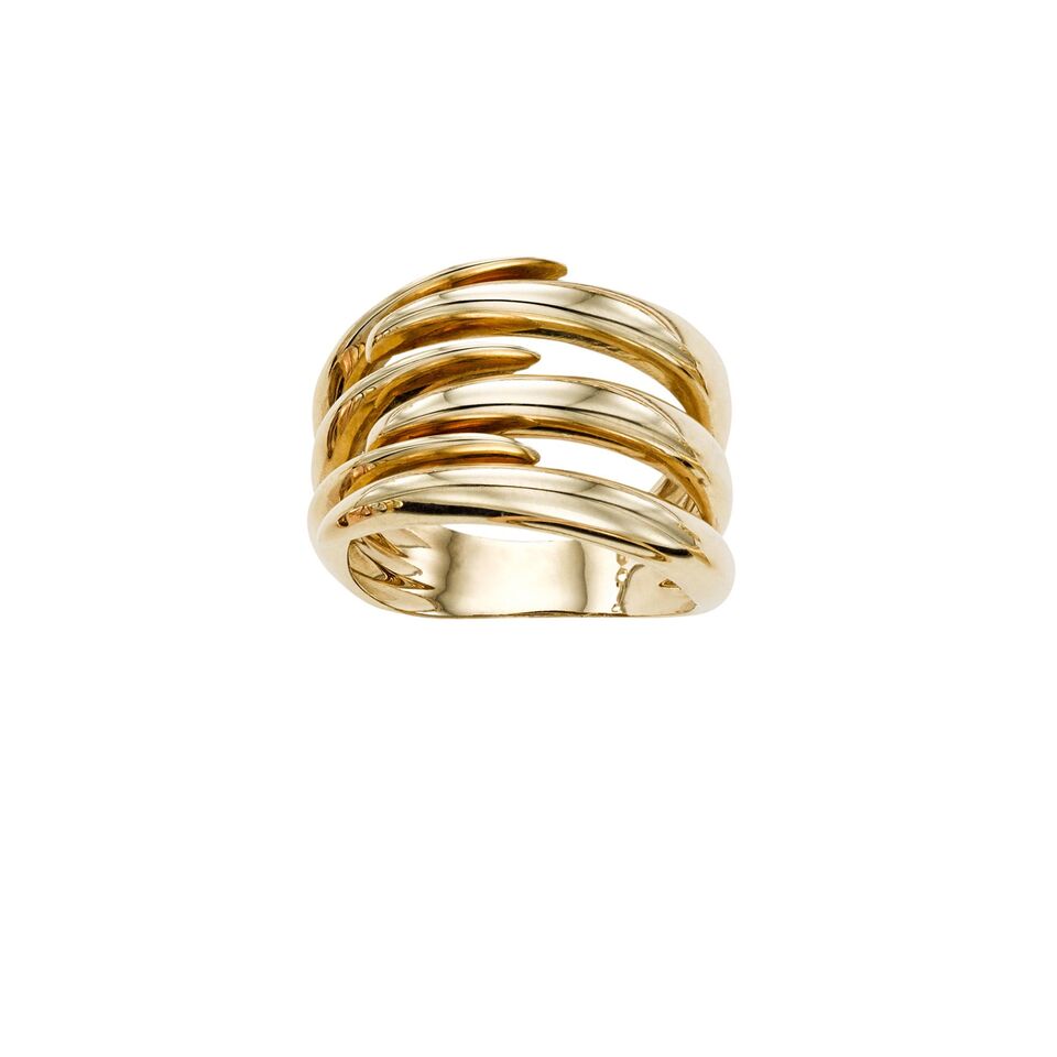 14K Gold Interlaced Ring