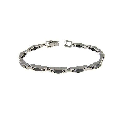 Silver & Black Onyx Bracelet