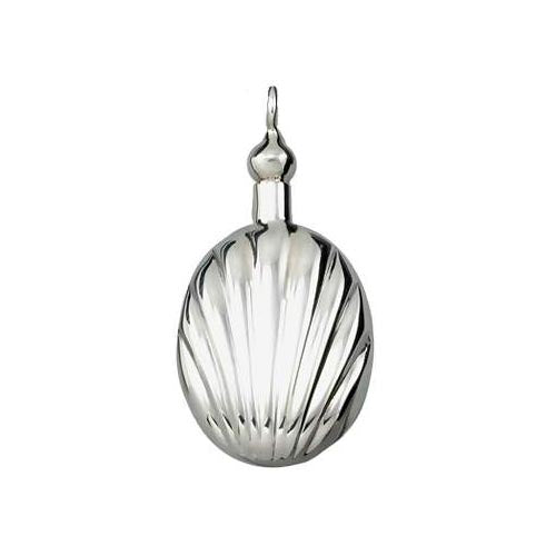 Sterling Pendant:: Ornate Shell Shaped Perfume Bottle - SilverAndGold.com Silver And Gold